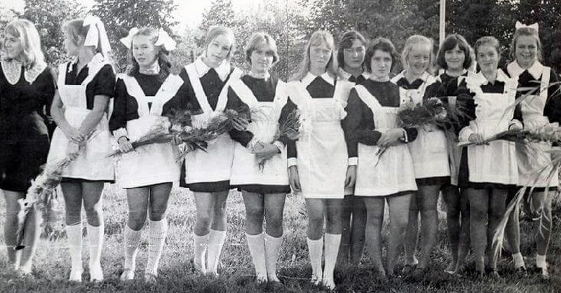  Как выглядели выпускницы в 70-х годах? Ностальгия