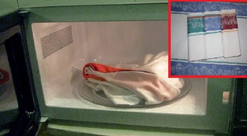  Как избавиться от пятен на кухонных полотенцах