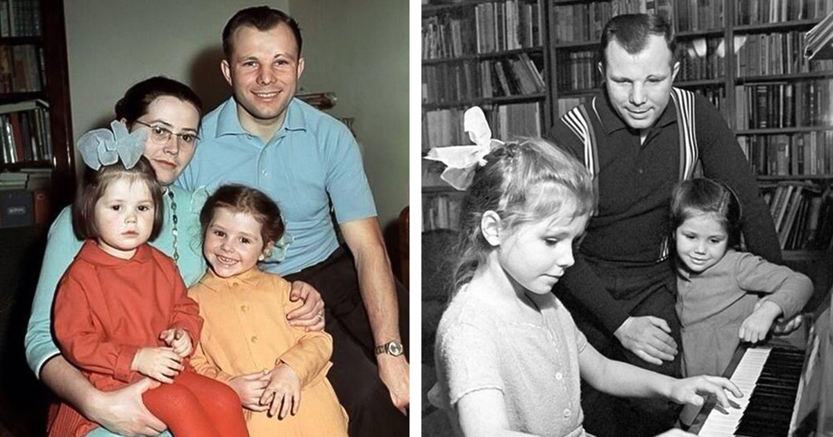 Где сейчас дочери юрия гагарина. Дети Юрия Гагарина. Семья Юрия Гагарина семья Юрия Гагарина. Жена и дети Гагарина.