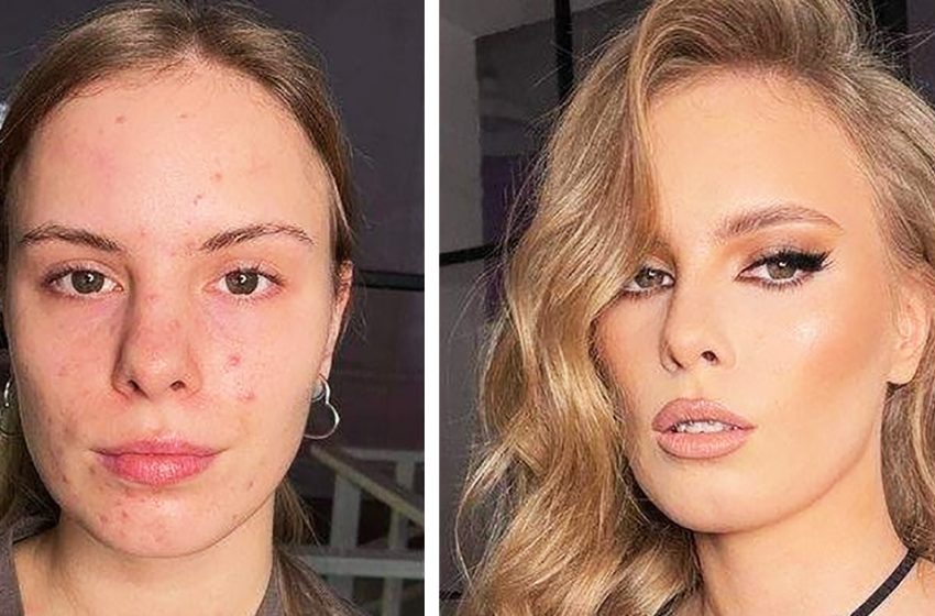  Будто два разных человека: Женщины, изменившие внешность при помощи макияжа