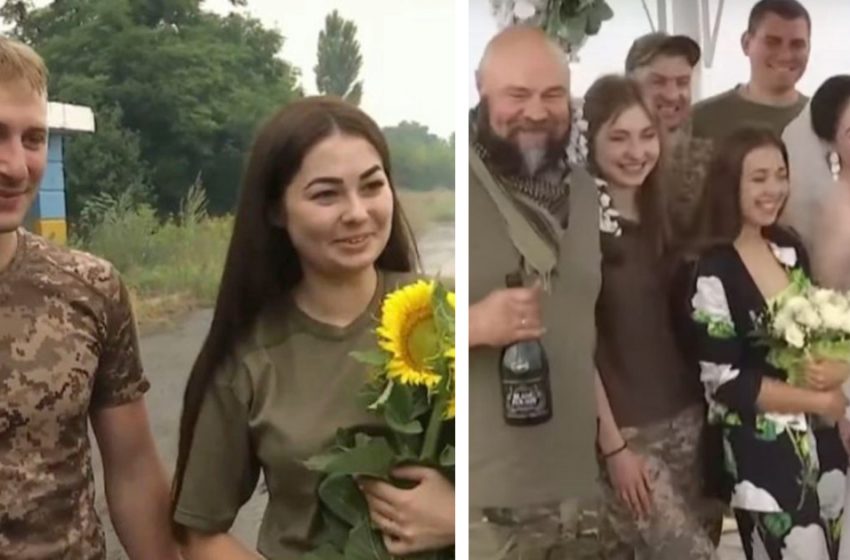  Свадьба лейтенанта и сержанта. Как прошло венчание Леры и Дмитрия, которые поженились прямо на фронте