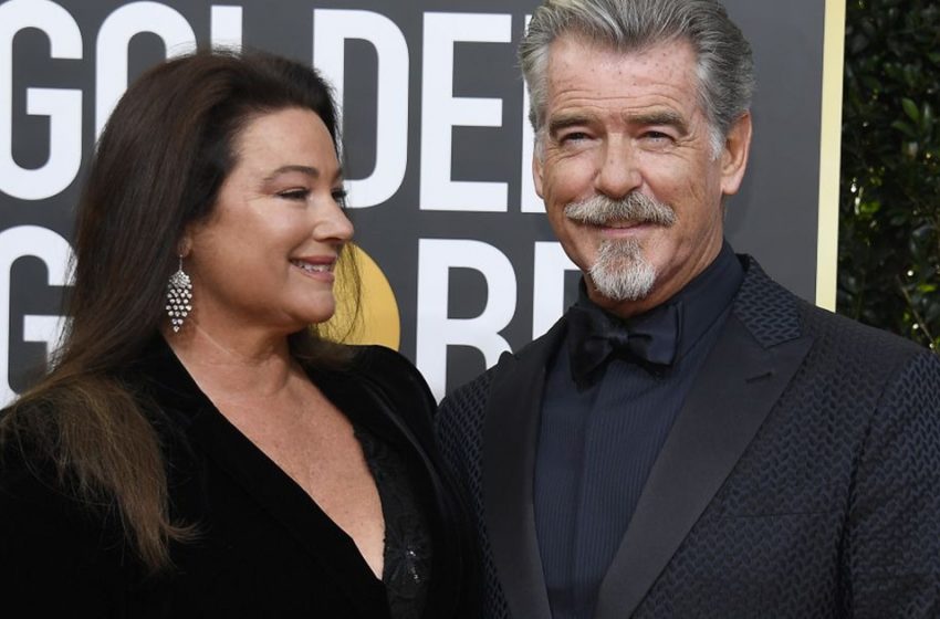  Pierce Brosnan Csodálata: A Színész Nem Tudta Leválasztani A Tekintetét Feleségéről, Aki Ragyogó Aranyruhába öltözött!