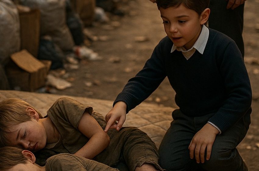 „Apa, ezek a hajléktalan gyerekek pont úgy néznek ki, mint én!” — A történet, ami mélyen megrázott egy milliomost