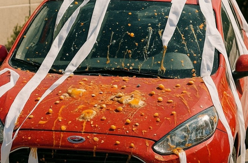  A szomszédom tojásokat dobott az autómra, mert eltakarva álltam a Halloween-dekorációját. Én adtam neki egy „ajándékot”, amit sosem fog elfelejteni.